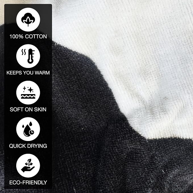 Ho Stevie! Surf Poncho - Warm and Soft - Easily Change in/Out of Wetsuit Without Towel Falling Down - Image 6