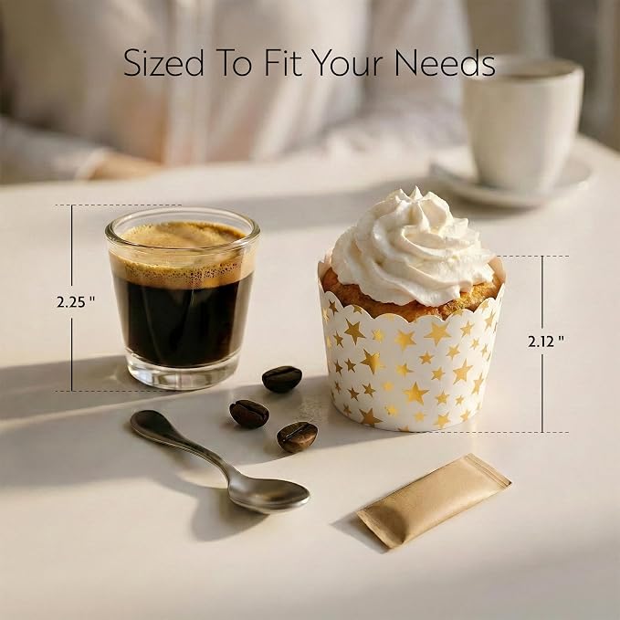 Restaurantware 4.5 oz White Paper Scalloped Baking Cup, 50 Pack - Image 2