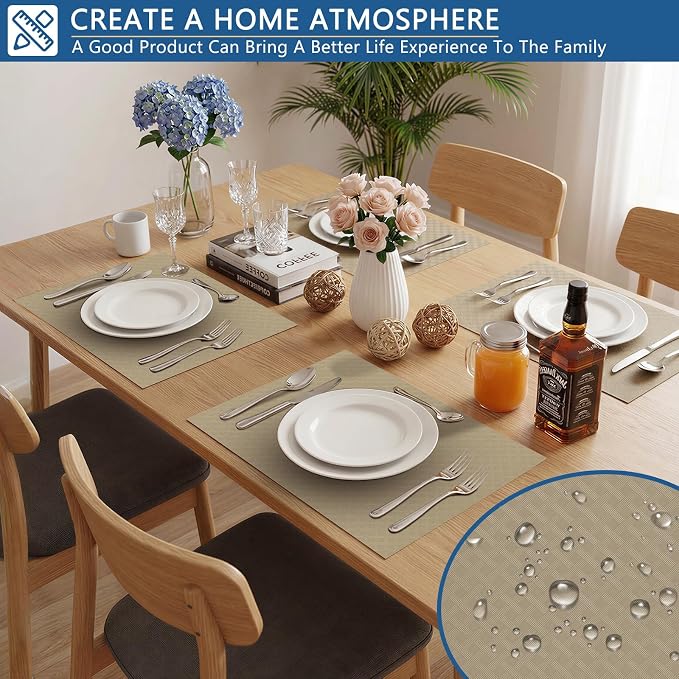 Self Adhesive Shelf Liner, 23.6"W x 196.8"L Contact Paper for Cabinet Khaki - Image 6
