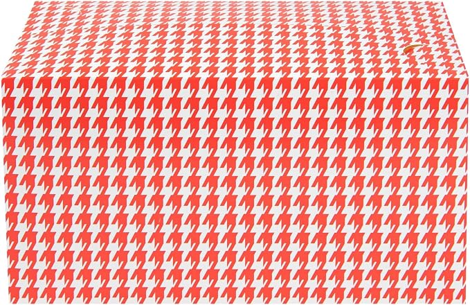 Restaurantware Takeout Lunch Box 400 Count 80 Ounces Spill-Resistant Chicken Box Freezer-Safe Greaseproof Paper Red - Image 2