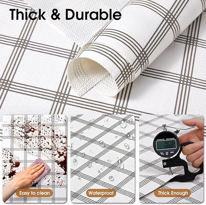 Beautysaid Shelf and Drawer Liner for Kitchen Cabinet Non Adhesive Non Slip - Image 4