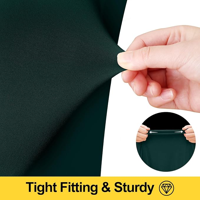 Smiry Spandex Elastic Fitted Table Cloth Skirt for 6FT Rectangle Table - Image 3