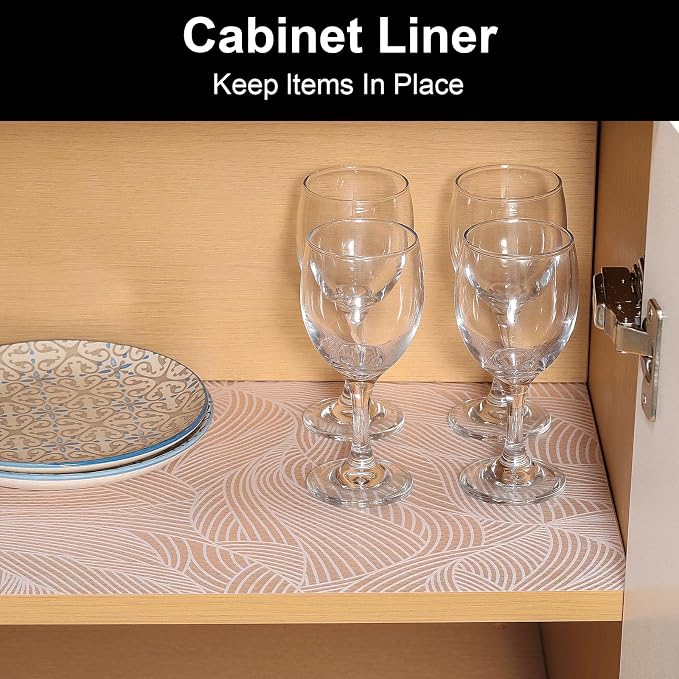 Cooyes Shelf Liner Drawer Liners, Shelf Liners for Kitchen Cabinets - Image 3
