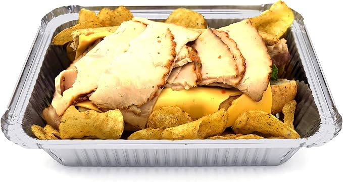 (480 Pack) Premium 2.5-LB Takeout Pans with Lids - 8.6" x 6.1" x 2" l Heavy Duty Disposable Aluminum Foil for Catering Party Meal Prep Freezer Drip Pans BBQ Potluck Holidays - Image 6
