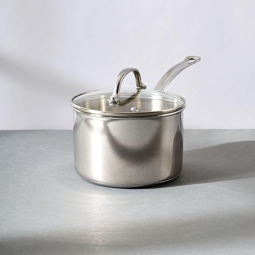 Farberware Millennium Stainless Steel Saucepan with Lid, Induction Ready, Compatible with All Cooktops, Metal Utensil Safe, 3 Quart Saucepot, Dishwasher Safe - Stainless Steel - Image 7