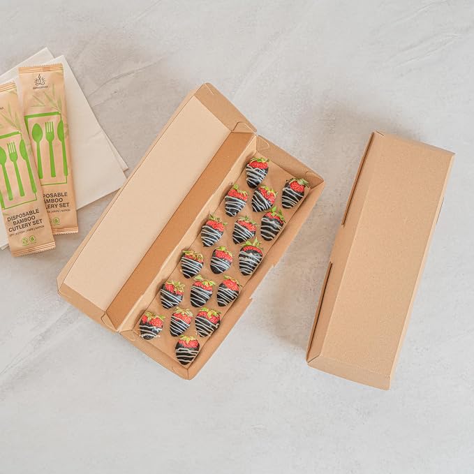 Restaurantware Clamshell Take Out Container 100 Pack of 11.3 x 3.4 x 2.8 Inch Paper Sustainable Take Out Box Grease-Resistant Food Box Kraft Burgers and Sandwiches Container - Image 6