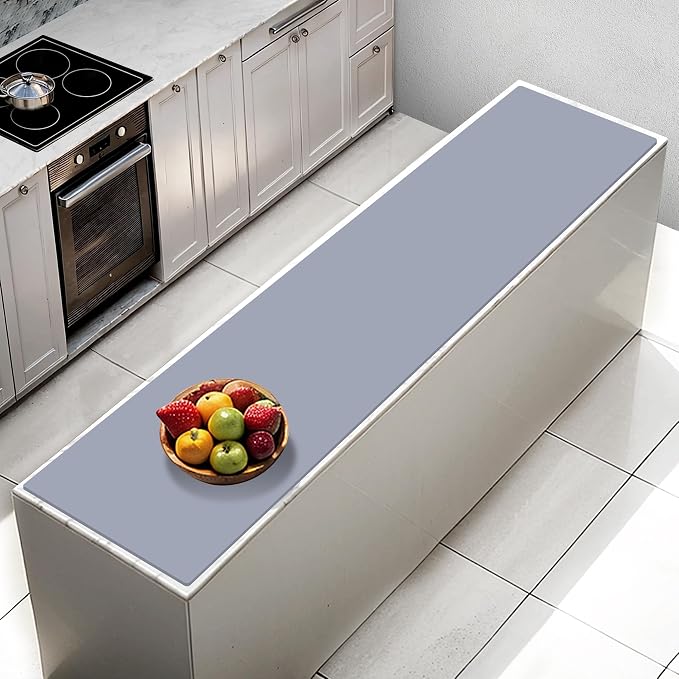 AECHY Extra Large Silicone Mat 78.74”x19.69”x0.08”, Multipurpose Silicone Mat Thick Heat Resistant Mat Shipped Rolled Up Kitchen Counter Mat Waterproof Silicone Mats for Kitchen Counter Dark Gray | Thick Nonslip Silicone Counter Mat, Waterproof Kitchen... by AECHY