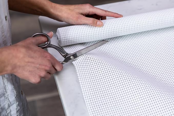EasyLiner Select Grip Shelf Liner - Easy to Install & Cut to Fit - Non Slip, Non Adhesive, Drawer Shelf & Cabinet Liner for Kitchen, Bathroom, Pantry Cupboards, 12 in x 24 ft (1 Roll), 24 ft, Black - Image 4