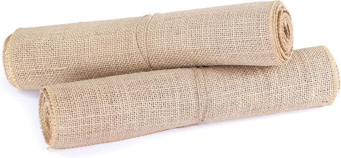 VDS Pack of 6, Natural Burlap Table Runner 12" x 108" - Rustic Boho Table Décor for Wedding, Party & Home - Jute Table Runner for Dining Table, Events, Holiday, Farmhouse & Country Style Decorations - Image 6