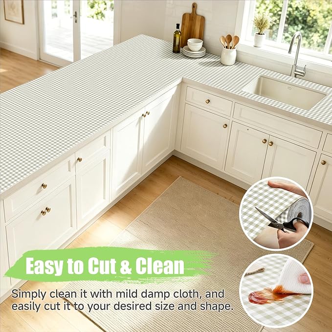 Songrey Non-Adhesive Shelf Liner & Cabinet Liner, 23.6" x 240" - Image 4