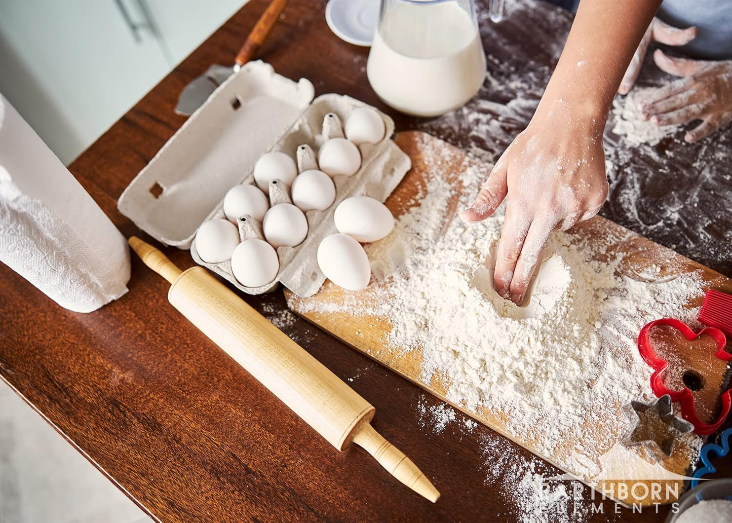 Earthborn Elements All-Purpose Flour, 3.5 Gallon Bucket, Bulk Size, Kitchen Essential, Baking & Cooking