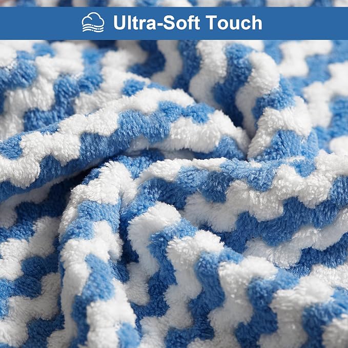 JOYMOOP Microfiber Cleaning Cloth, Mixed Color Towels with Edging, Medium-Small Size 8 Pack (9.8" x 11.8"), Absorbent Streak Free Lint Free Rags for Cleaning, Reusable and Washable Towels - Image 2