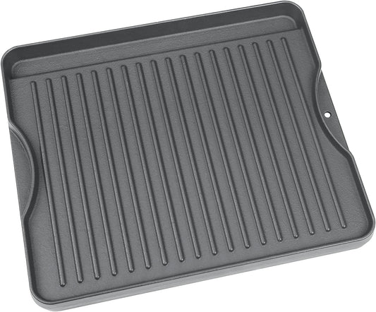 Cast Iron Griddle for Camp Chef, Reversible Griddle for Outdoor Cooking 14" x 16" for Camp Chef 2 Burner Stove Explorer 2-Burner, 3-Burner, 2X, 3X, Single Burner Stove