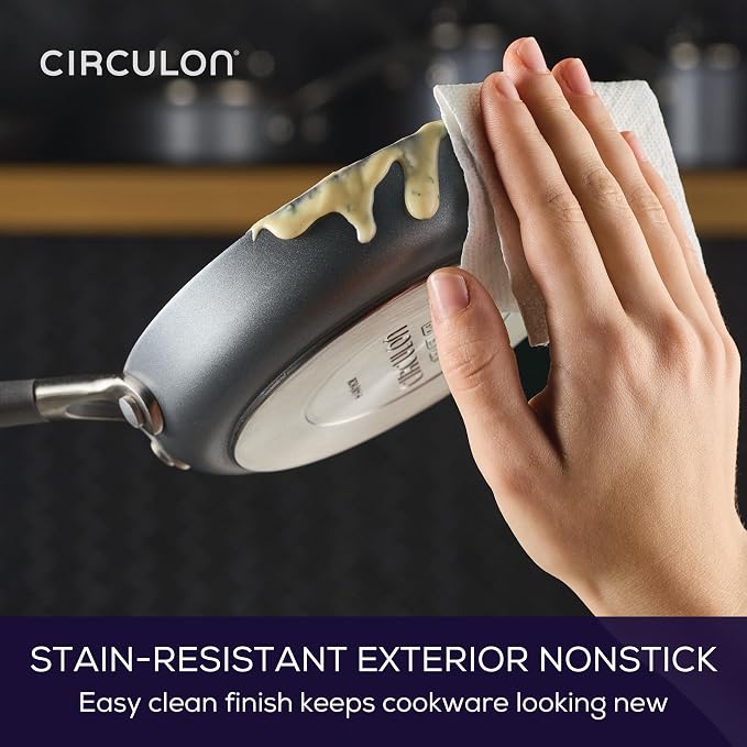 Circulon A1 Series Nonstick Induction Mini Frying Pan, 6.25-Inch, Graphite - Image 5