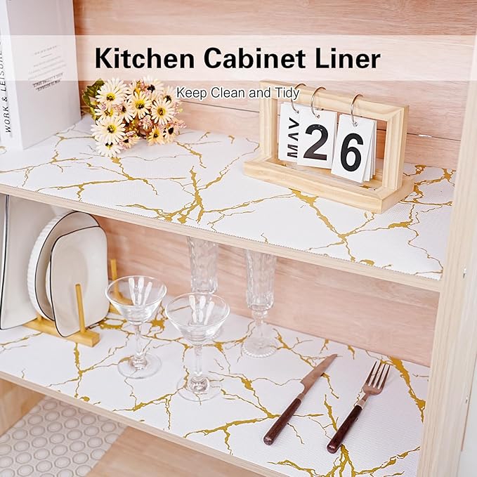 Drawer and Shelf Liner for Kitchen Cabinet Non-Adhesive 12in x 30FT - Image 5