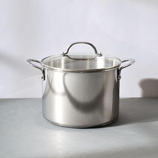 Farberware Millennium Stainless Steel Stockpot with Lid, Induction Ready, Compatible with All Cooktops, Metal Utensil Safe, 8 Quart Dutch Oven, Dishwasher Safe - Stainless Steel - Image 7