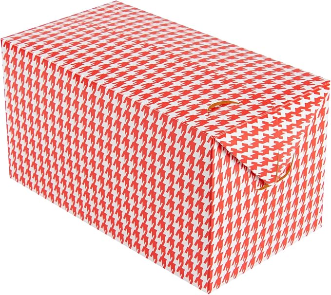 Restaurantware Takeout Lunch Box 400 Count 80 Ounces Spill-Resistant Chicken Box Freezer-Safe Greaseproof Paper Red - Image 6