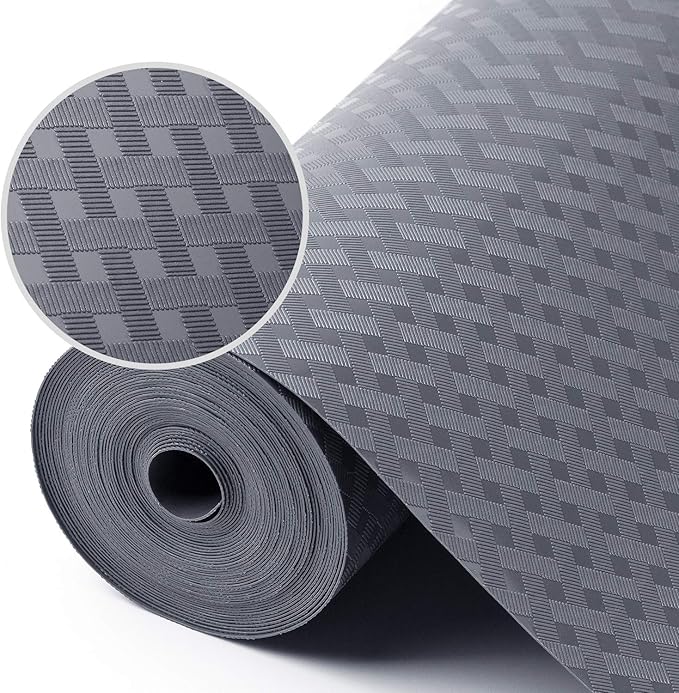 Shelf Liners for Kitchen Cabinets, Drawer Mats Non Adhensive 11.8"× 118" by StaHom