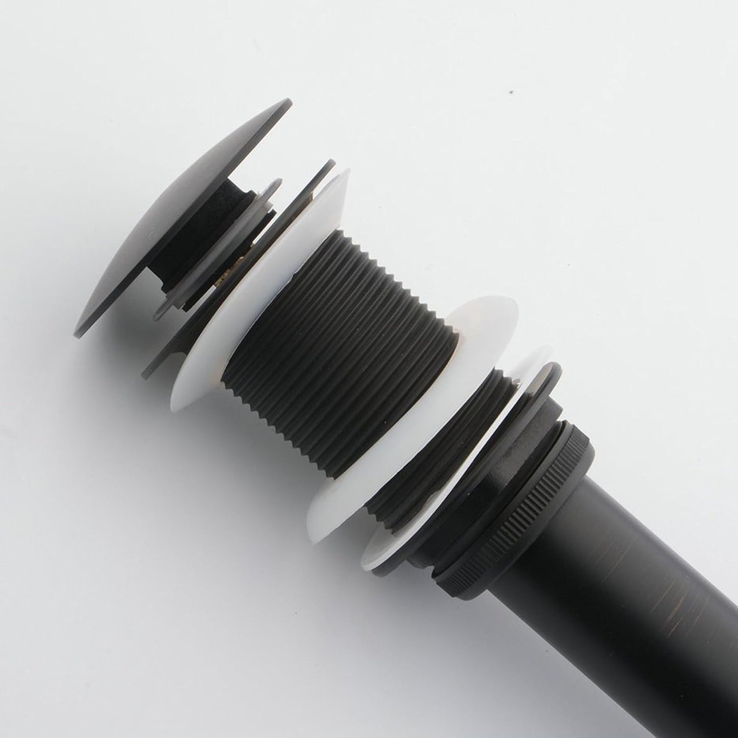 Bathroom Antique Oil Rubbed Bronze Pop up Drain Sink Drain Stopper Large Pop Without Overflow