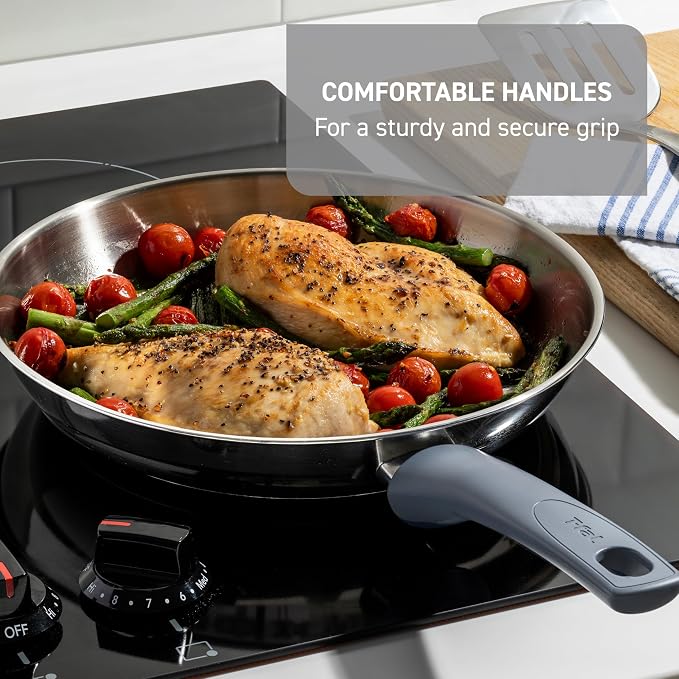 T-fal Essentials Sauce Pan with Lid, 3.5 Qt, Nonstick, Induction Compatible - Image 5