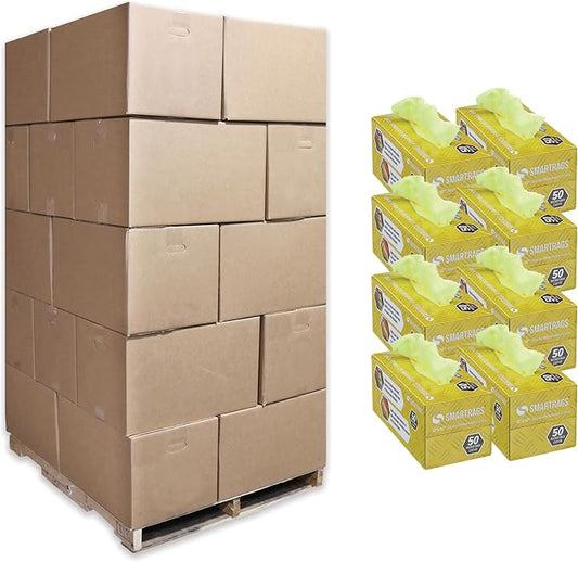 Arkwright Smart Rags Microfiber Cleaning Cloths, Pallet of 14400, Lint Free 180 GSM Reusable Towels for Auto, Office and Household Cleaning, 12 x 12 in, Yellow by Arkwright