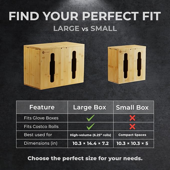 2-in-1 Bamboo Plastic Bag Holder and Trash Dispenser – Large Capacity Storage for Kitchen Cabinet, Under Sink Storage, Pantry Organizers, Laundry Room Organization, Kitchen Must Haves 2025 - Image 9