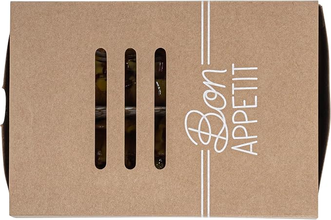 Restaurantware Take Out Food Containers 100 Count 8.3 x 5.7 x 3.7 Inches Paper Sandwich Boxes Disposable Food Packaging Box Design - Image 19