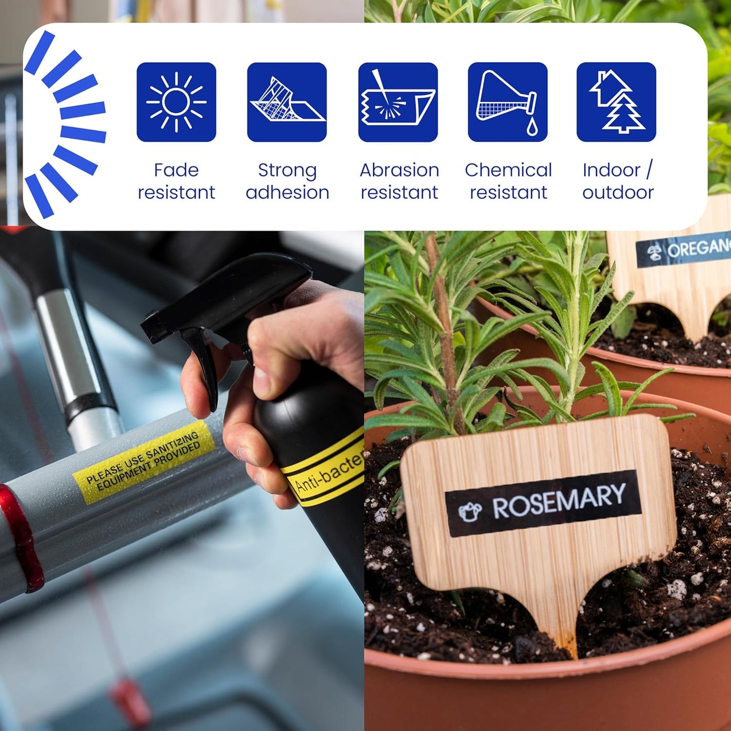 Brother Genuine P-touch TZe 2-Pack Black Print on White Label Tapes (TZe2212PK), Laminated,3/8in x 26.2ft (9mm x 8m) each, for Select P-touch Label Makers, Durable, Water-Resistant, Indoor/Outdoor Use