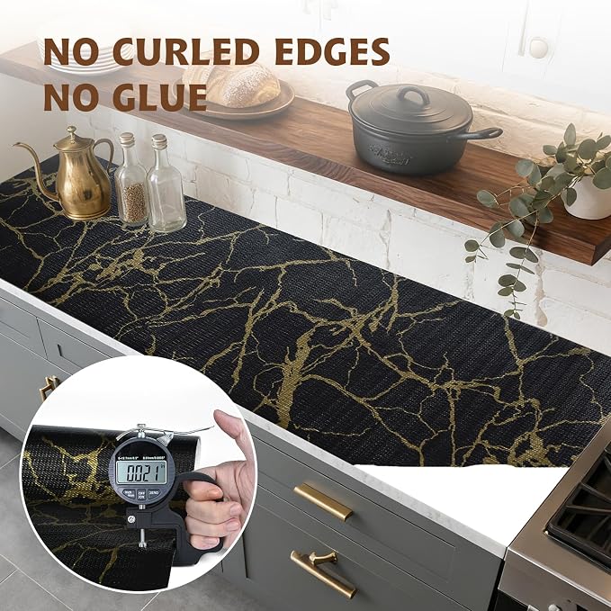 2-Layer Drawer and Shelf Liner for Kitchen Cabinet: 23.6in X 20Ft Non Slip - Image 8