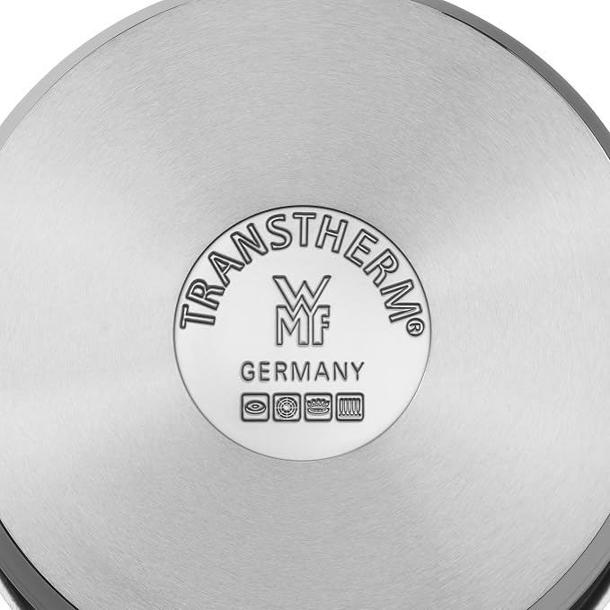WMF 20cm Casserole, 3.4L, Brushed Stainless Steel, Suitable for All Stove Tops, Including Induction, Dishwasher-Safe, With Lid - Image 6