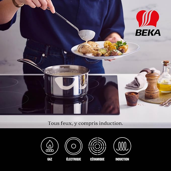 Beka Chef 4-piece Stainless Steel Saucepan Set (14-16 - 18-20 cm) - Image 8