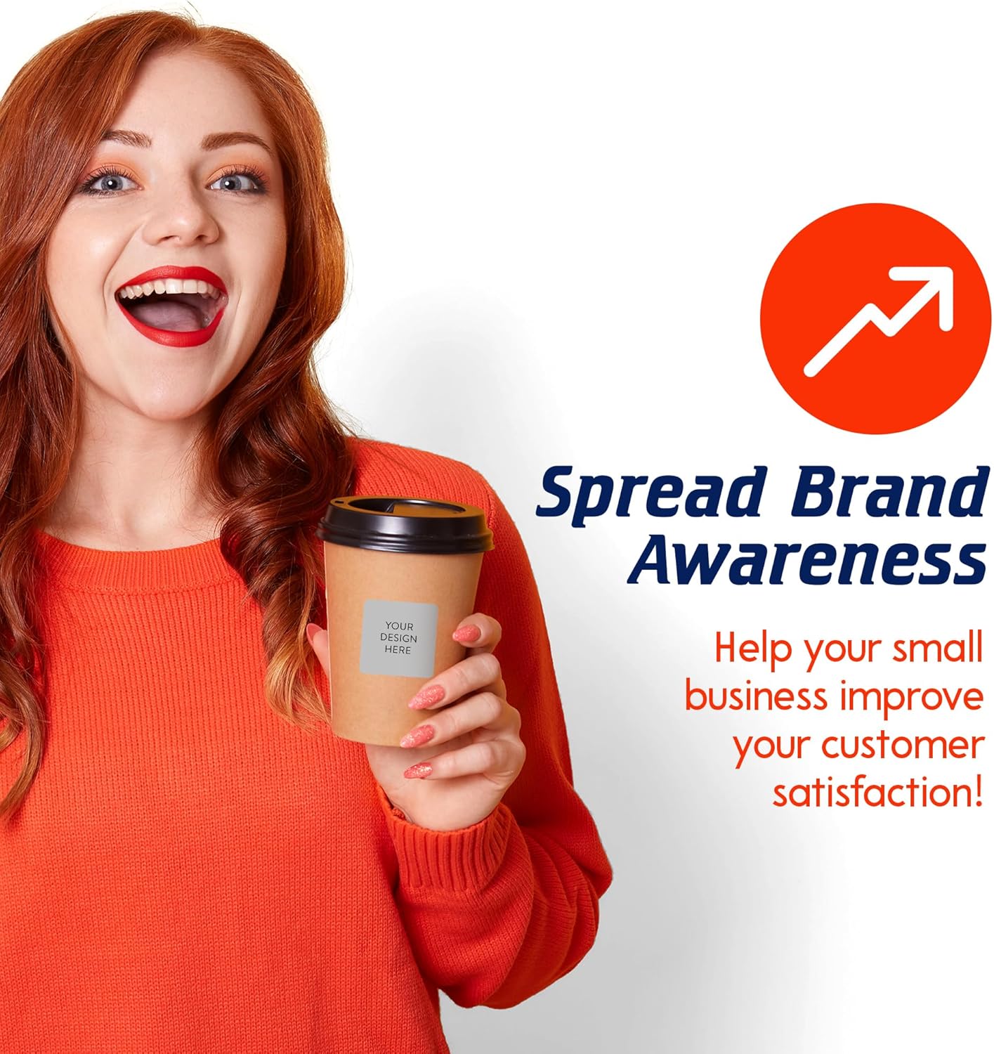 100 Custom Vinyl Stickers - Upload Your own Image, Text, Design, Logo - Personalized Logo Labels for Handmade, Packaging, Bottle, Jars, Candle, Brand Stickers (Gray, 1.5x1.5 Square)