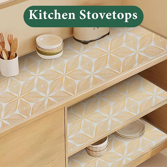 3D Drawer and Shelf Liner for Kitchen Cabinet: 17 in X 30 Ft Waterproof - Image 3
