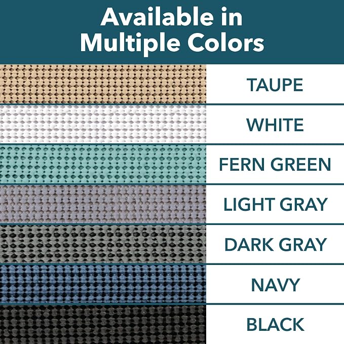 EasyLiner Select Grip Shelf Liner, Easy to Install & Cut to Fit, Non Slip, Non Adhesive, Drawer Shelf & Cabinet Liner for Kitchen, Bathroom, Pantry Cupboards, 12 in x 24 ft (1 Roll), 24 ft, Dark Gray - Image 8