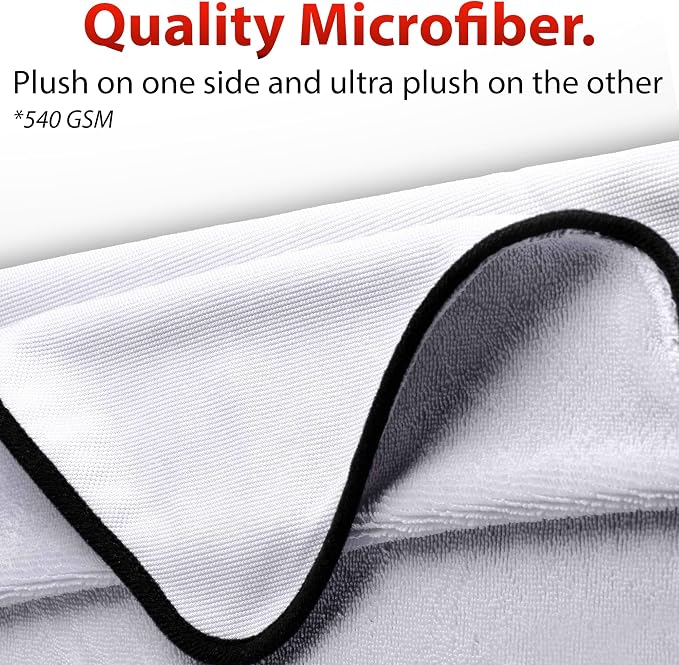 Adam's Polishes Ultra Plush Drying Towel (4 Pack) - Image 4