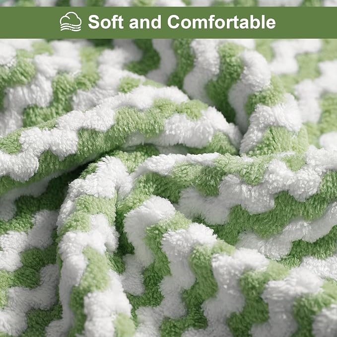 JOYMOOP Microfiber Cleaning Cloths – 18 Pack, 10" x 10", Green – Reusable, Lint-Free, Super Absorbent Towels for Kitchen, Car, and Household Cleaning - Image 5
