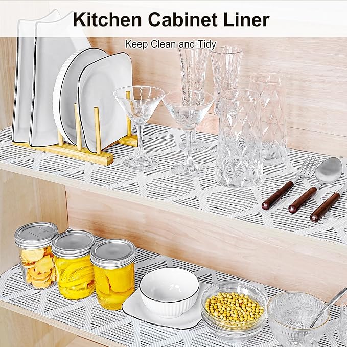 Drawer and Shelf Liner for Kitchen Cabinet Non-Adhesive 12in x 10FT - Image 5
