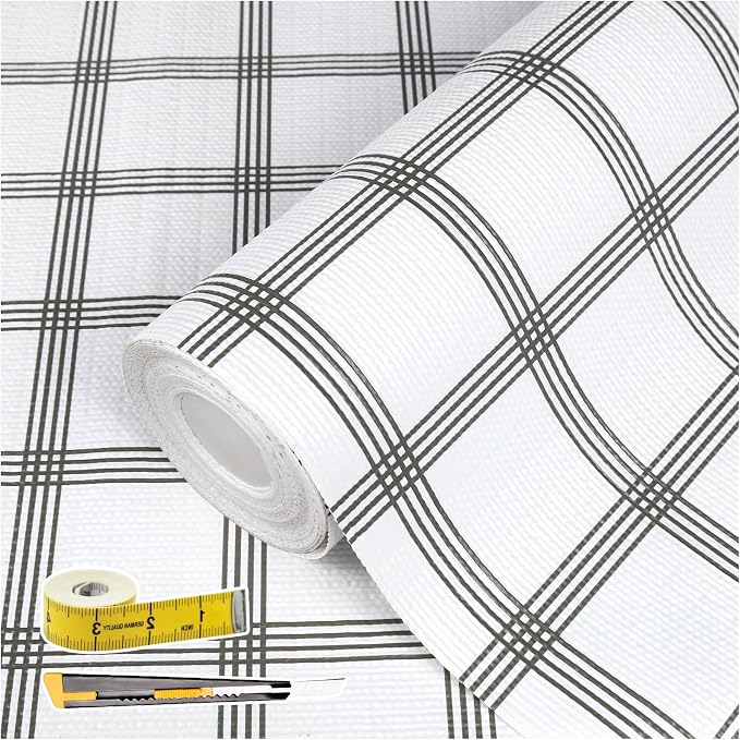 Shelf Liners for Kitchen Cabinets 12in x 30FT, Non Adhesive Drawer Liner by Adwann