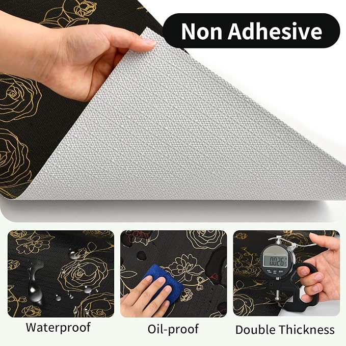 Shelf Liners for Kitchen Cabinets 11.8in x 20FT Non Adhesive Drawer Liner - Image 3