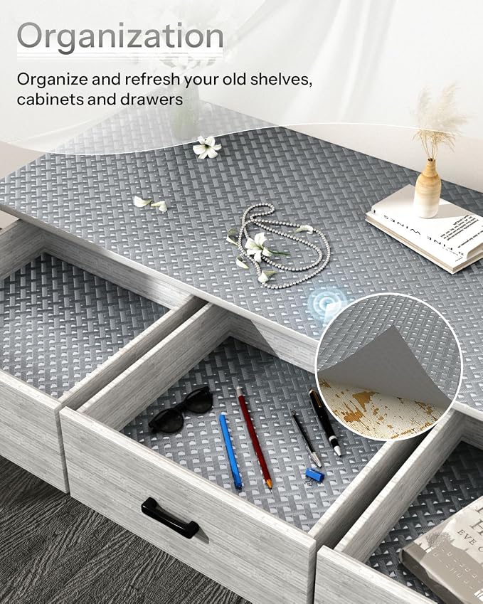 GTJ Shelf and Drawer Liner for Kitchen Cabinet Non-Adhesive Non Slip - Image 5