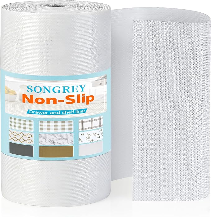 Songrey Non-Adhesive Shelf Liner & Cabinet Liner, 23.6" x 360" by Unknown