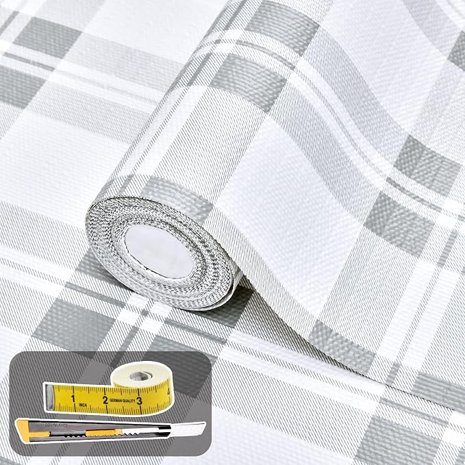 Drawer and Shelf Liner for Kitchen Cabinet: 17 in X 20 Ft Non Slip by Kimhan