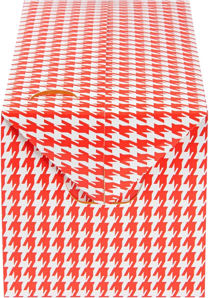 Restaurantware Takeout Lunch Box 400 Count 80 Ounces Spill-Resistant Chicken Box Freezer-Safe Greaseproof Paper Red - Image 9