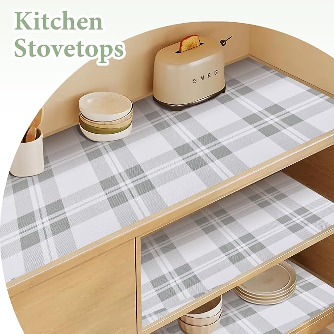 Drawer and Shelf Liner for Kitchen Cabinet: 17 in X 30 Ft Non Slip - Image 3