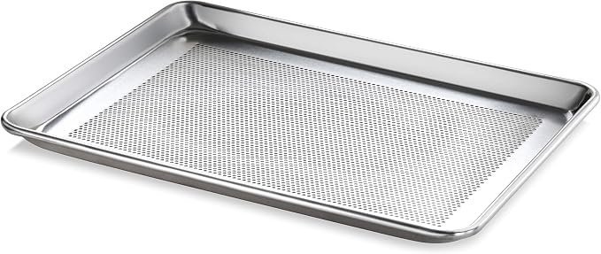 New Star Foodservice Commercial-Grade 18-Gauge Aluminum Sheet Pan/Bun Pan, Half Size, 13 x 18 x 1 Inches, Pack of 12 - Image 2