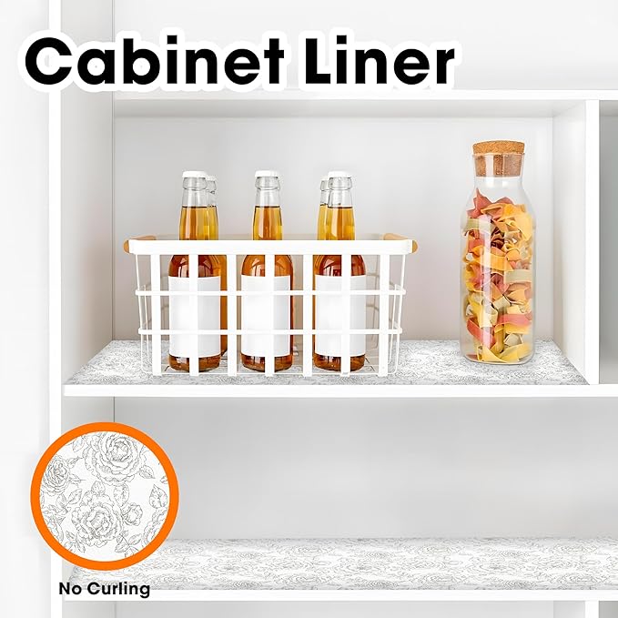 Drawer and Shelf Liner for Kitchen Cabinets Non-Adhesive Non-Slip - Image 6