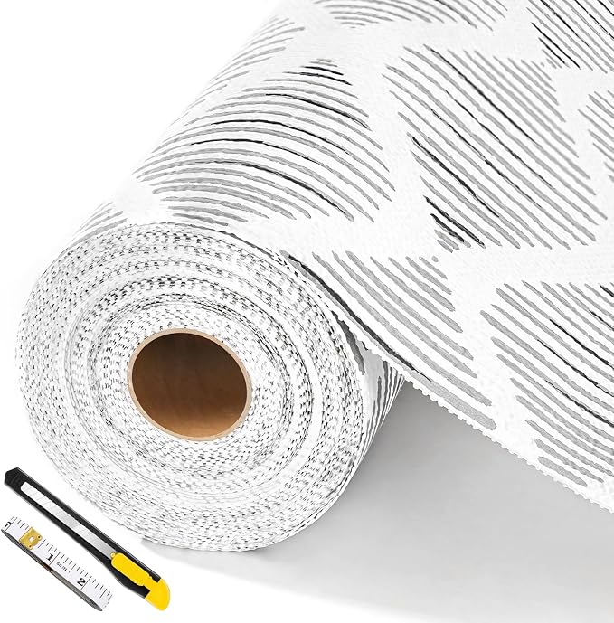 Drawer and Shelf Liners for Kitchen Cabinets Non-Adhesive by Fzzcvo
