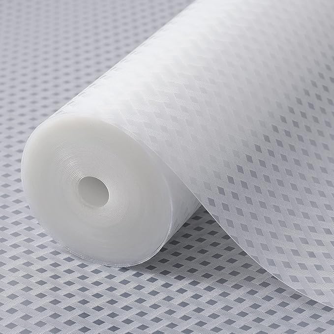 Shelf Liners for Kitchen Cabinets Non Adhensive, Clear 17.5"× 78.7" by StaHom
