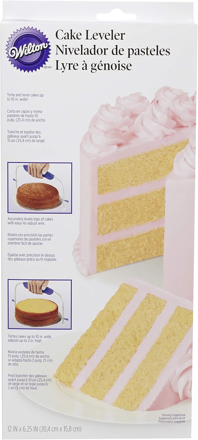 Wilton, 55-Piece Cake Supply Master Decorating Tip Set & Adjustable Cake Leveler for Leveling and Torting, 12 x 6.25-Inch - Image 6