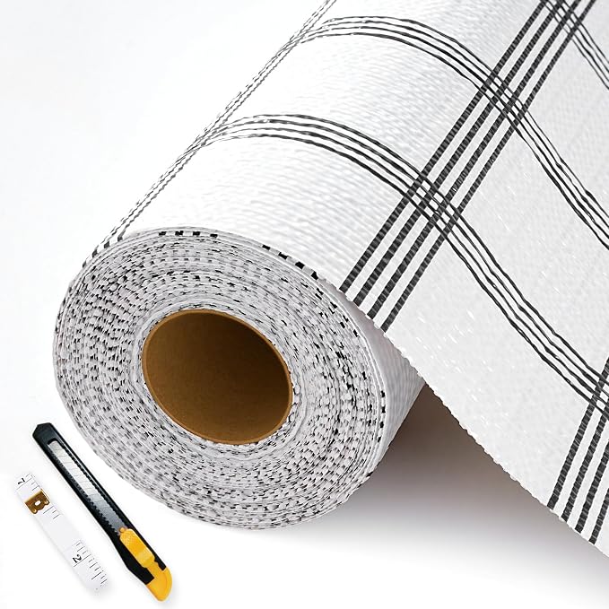 Drawer and Shelf Liners for Kitchen Cabinets Non-Adhesive by Fzzcvo